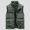 Vest Men Winter Sleeveless Jackets Warm Coat Casual Solid Waistcoat Outwear chalecos para hombre 240108