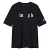Homens Designer Clássico Logotipo Bordado Impresso Slim Slim Fit T-shirt Marca Crew Neck Carta Mulheres Camisetas Casal Tees