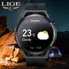 Watches Lige 2022 Bluetooth Call Men smartwatch NEW NFC Smart Watch Men Full Screen Touch Sports Fitness Waterproof + Charger