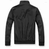 Mäns jackor Mens Bomber Jacket Autumn Fashion Men Coat Casual dragkedja ytterkläder vattentäta manliga kläder plus storlek 4xl