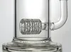 8 cali Grube szklane szklanki Bong Waterpes Rura palenia z podwójną lufą macierz plamki wewnętrznej innertowe hakae ll