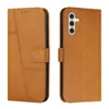 Retro-Leder-Geldbörsenhüllen für Samsung A35 A55 Redmi K70 K70E Note 13 Pro Moto G34 G04 G Play Power 2024 Vintage Flip Cover Rahmen Kredit-ID-Kartensteckplatzhalter PU-Beutel