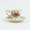 Tassen Retro Relief Keramiktasse 900 ml Teekanne Nachmittagstee Kaffeetasse und Set European Home Kitchen Drinking