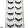 Pinsel 20 Stil 50/250 Paare natürliche 3D -Nerz Wimpern natürliche dicke falsche Wimpern gefälschte Wimpern Make -up Faux Cils Maquiagem E01 E08