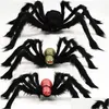 Other Festive Party Supplies Halloween Spider Decorations 75Cm Bar Haunted House Garden Home Horror Decoration Drop Delivery Dhr6Q