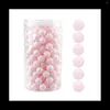 Jewelry Pouches 105Pcs Silicone Beads 15Mm Bulk Round Loose For Necklace Bracelet Lanyard Keychain Making D