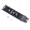 Conectores de cabos de computador S 1Pc Pcie para M2 Adaptador Nvme Ssd X1 Riser Pci-E Pci Express M Key Connector Drive de estado sólido interno Dro Otkry