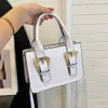 Nueva moda 2024, bolso de mano para mujer, pequeño cuadrado, moderno y versátil, bolso de hombro tipo bandolera, bolso para teléfono móvil