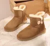 Tazz Designer Tasman Fur Boots Slippers Women Classic Ultra Mini Platform Boot Australian Winter Snow Booties