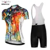 Cykeltröja sätter Mieyco Summer Jumpsuit Cycling Jersey Set Women's Cycling Clothing Road Bike Gel Shorts Mountain Bike T-Shirt Team Clothl240108