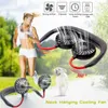 Summer Fan Hanging Neck Small Fan Rechargeable USB Hanging Neck Fan Mini Carry On Electric Fan For Outdoor Sports Travel