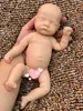 8 Styles/28cm Cuddly Unpaint Solid Silicone Bebe Reborn Girl Full Body Silicone Baby Girl Lifelike Real Corpo de Silicone Doll 240106