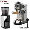 Cafetières Coffart By BioloMix Machine à café expresso automatique 20 bars avec mousseur à vapeur de lait pour expresso Cappuccino LatteL240105