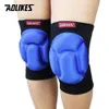 AOLIKES 1 par de rodilleras gruesas de fútbol voleibol deportes extremos esquí rodilleras soporte de rodilla para ciclismo rodillera protectora 240108