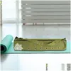 Utomhuspåsar Yoga Mat Bag Praktisk anti Slip Holder Fitness Pouch med justerbar skällbandfickor Hållbart FL Zip Gym Drop Delive DHZSP