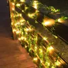 1pc, Vine String Lights - Indoor/Outdoor Decor for Weddings, Parties, and Holidays - Green Leaf Design for Garden, Bedroom, and Christmas Decor,Color: Warm