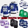 Özel Hokey Tampa Forma Körfezi Mens Lightning 81 Erik Cernak 28 Ian Cole 79 Ross Colton 1 Brian Elliott 23 Mikey EYSSIMONT 7 Haydn Fleury Brandon Hagel Tanner Jeannot