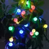 1 st 59,06 tum LED Fairy Lights Rattan Ball String Lights, Battery Operated Fairy Lights, för pendelbord, vas, sovrum, festivaldekor (59.06 tum varm vit/multicolor)