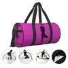 Спортивная сумка для йоги и фитнеса, спортивная сумка с обувью, современный стиль, мужская сумка с принтом выходного дня, новинка, тренировочная сумка для фитнеса 240108
