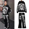 Hell Star Hellstar Hoodie Hoodies Designer Pants Fashion Streetwear 480G Quality Cotton Top Version Wholesale 2 Pieces 10% rabatt på WF1T NYAE R324