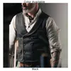 Men's Vests Stylish Comfy Fashion Vest Men For Autumn/Winter Hunting Polyester Regular Suit Tweed Vintage Waistcoat