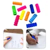 Stobok – crayons pour enfants, mousse souple, aide à l'écriture ergonomique, porte-crayon coloré, pinces, supports rembourrés à droite