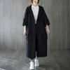 Autumn Winter Fashion Women Retro Big Pockets Hooded Long Sleeve Trench Office Lady Korean Style Overdimased Casual Loose Coats 240106
