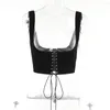 Belts Y2K Women Waist Belt Chest Support Waistcoat Slim Bustier Corset Suspender Vest Cummerbunds