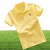 3st Kids Polo Shirts Short Sleeve Students Summer School Uniforms Big Teens pojkar Little Girls Cotton Lapel Tops Wholesal9536635