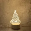 1pc Three-dimensional 3D Night Light, Forest Deer Creative Gift Light 3d Acrylic Night Light, Atmosphere Light USB Spot