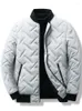 Men's Jackets 2024 Fall And Winter Fashion Trend Versatile Short Collar Light Down Jacket Outdoor Leisure Padded Cotton