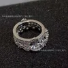 Vivinely Westwoodly dubbel gelaagde afneembare volledige diamanten setring voor dameslicht luxe trendy ring