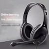 Headset Wired Desktop Computer Single Plug Notebook Network Class Gaming Headset E-sports PUBG 3.5mm Headphones Double