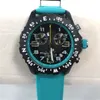 3A watch high quality avenger watch man quartz watches endurance chronograph 44mm watches multiple colors rubber strap glass wristwatches womens watch