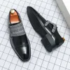 Herren-Abendkleid, gesellschaftliche Loafer-Schnalle, Mönchsriemen, lässig, geschäftlich, Hochzeit, für Herren, Gentleman, modische Derby-Schuhe