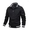 Kurtki męskie Spring Bomber Jacket Tide Bump Color Płaszcz Casual Group Waterproof Sunscreen Sports M-4xl