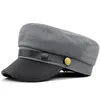 Basker vintage marin cap platt armé åttonal hatt topp basker hattar varma sboy höst vinter utomhus resor