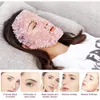 Rose Quartz Face Mask Cold Therapy Skin Care Tools Cooling Massager Wrinkle Removal 100% Natural Jade Crystal Sleep 240106