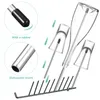 Kitchen Storage Solustre Bottle Holders Dishwasher 8Pcs Dish Drying Rack Stainless Steel Insert Sticks Compatible Soda Bottles Utensil