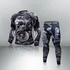 Tute Compressione Collant da corsa Set Adulti + bambini Bjj Rashguard Jiu Jitsu Maglietta + pantaloni Kickboxing Ragazzo Palestra Bambini Muay Thai Mma Pantaloncini