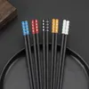 5 Par/Set Kitchen Chopsticks Adult Non Slip Mold Proof Chopsticks Hotel Banket Public Chopstick Home Eco Eco-Friendly Table Seary Th1261