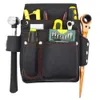 Sac à outils pochette robuste plusieurs poches rangement vertical pour électriciens charpentiers pince sur ceinture travail 240108