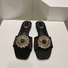 Designer famosi consigliano vivamente le classiche pantofole Cristalli di girasole a forma di goccia cuciti a mano, delicati ed eleganti misura35-43 40.41.42.43. Gli ordini non sono restituibili