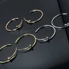 Designer Cartres Bangle High end Seiko Large Nail Earrings V Gold Card Home Silver Rose Jewelry 947O