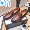 28 modèle de luxe classique hommes chaussures habillées de créateur plat formel hommes d'affaires Oxfords chaussures décontractées chaussures en cuir véritable Slip-on grande taille chaussures pour hommes