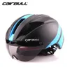 2024 CAIRBULL Occhiali Casco con 3 lenti TT Aero Road per Uomo Racing Integralmente stampato Casco Ciclismo CB15 240108