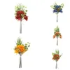 Fiori decorativi Girasoli artificiali resistenti ai raggi UV Decorazioni per il giardino di casa Bouquet da sposa Piante finte Seta