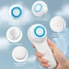 Sonic Vibrating Cleansing Brush Face Skin Spa Deep Scrubber Care for Cleaning Exfoliating Makeup Remover Beauty Tool 240106