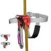 SRT Rock Climbing Foot Ascender Riser With Pedal Belt Grasp Rope Gear Anti Fall Off Left Right Foot Ascend 240106