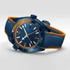 Reloj de lujo Reloj automático Reloj de pulsera de acero inoxidable súper luminoso Correa de caucho Anillo de cerámica Relojes de lujo para hombre orologio n2